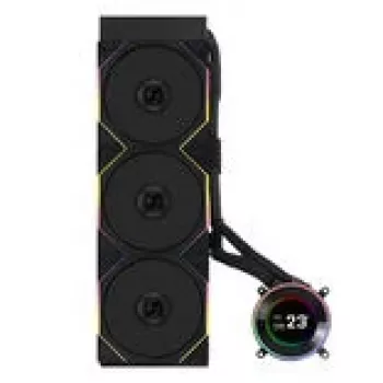Kõik-ühes vedelikjahuti Lian Li GA II Hydroshift II LCD-C 360TL 12 cm Must