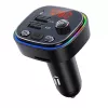 FM-saatja VAKOSS TC-B439K Bluetooth USB, 87,5–108 MHz, microSD/USB taasesitus, 5V/3,1A väljund, RGB-ekraan