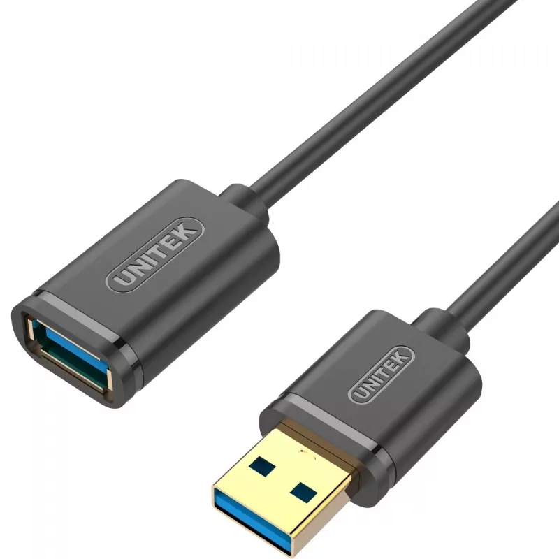 UNITEK Y-C457GBK USB kaabel USB 3.2 Gen 1 (3.1 Gen 1) 1 m USB A Must