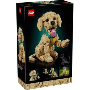LEGO ICONS 11384 Kuldse retriiveri kutsikas