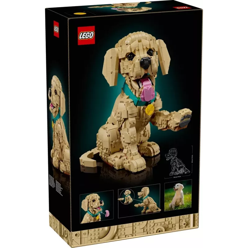 LEGO ICONS 11384 Kuldse retriiveri kutsikas
