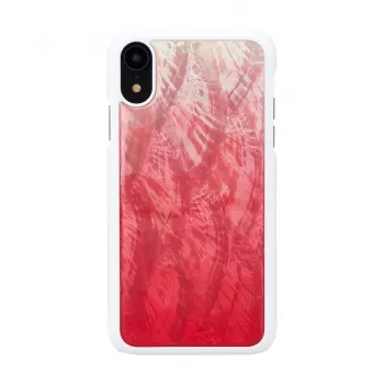 Nutitelefoni ümbris iKins iPhone XR jaoks — roosa järv ja valge värv