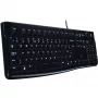 Logitech Desktop MK120 Combo, Must, Juhtmega, Šveitsi, 920-002504
