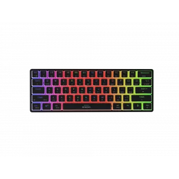 MÄNGUKLAVIATUUR GENESIS THOR 660 G2 US MUST JUHTMETA RGB MEHAANILINE GATERON BROWN