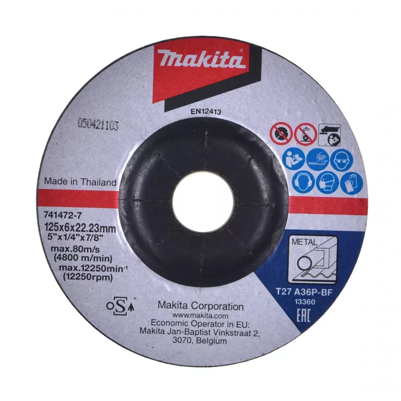 Makita 9558HNR nurklihvija, 125 mm