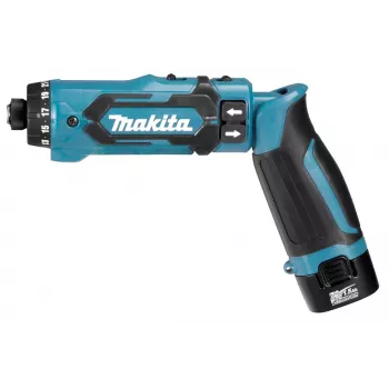 Akutrell ja löökkruvikeeraja Makita DF012DSE 650, 200 must, sinine