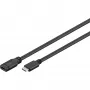 Goobay 45393 USB-kaabel Must