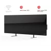 AENO Premium Eco Smart Heater, 700W, karastatud klaas, Infrapuna+konvektsioon küttetüüp, Pistikutüüp: Euroopa (E/F tüüp), MUST