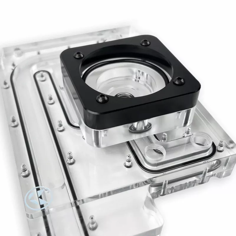 Stealkey Customs Distroplate for Fractal Design North D4 — akrüülreservuaar (SW10099)