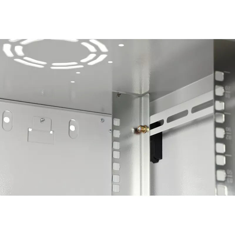 Seinale kinnitatav 19-tolline püstikkapp DIGITUS Dynamic‑N DN-37100, 7U, 600x450 mm (LxS), IP20, helehall, monteerimata