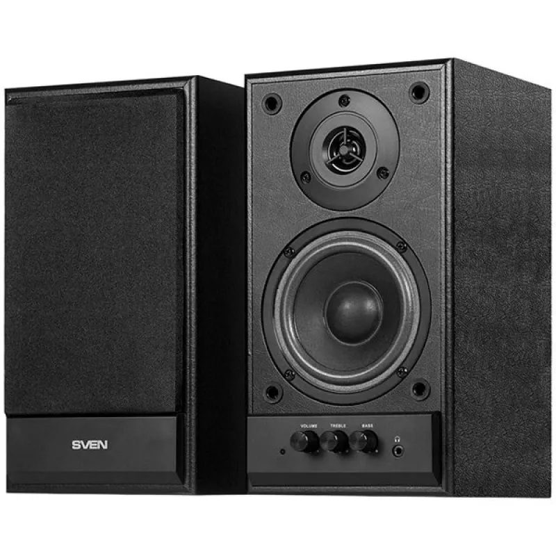 Multimeedia - Kõlar SVEN SPS-702 (Stereo, 40W, 40Hz-22Hz, must nahk)