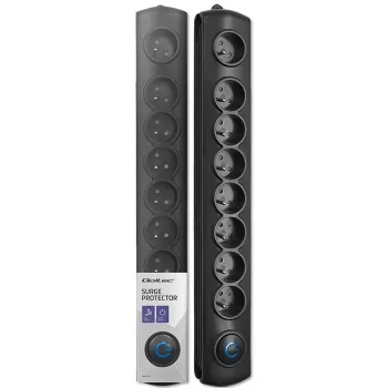 Piksekaitsega pikendusjuhe Qoltec 8 pistikupesa 3,0 m 50114