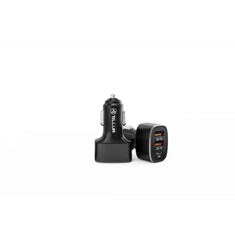 Autolaadija Tellur FCC9 56W 9A — USB autolaadija, koguvõimsus 56W, maksimaalne 9A