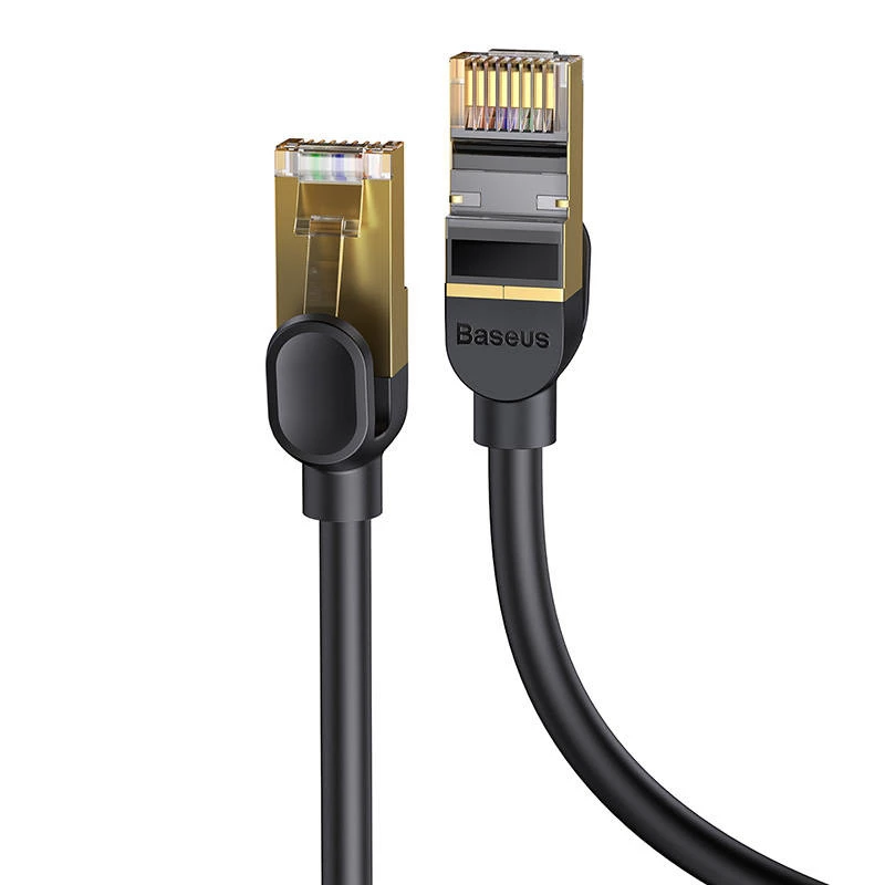 Baseus Ethernet RJ45, 10Gbps, 1m võrgukaabel (must)