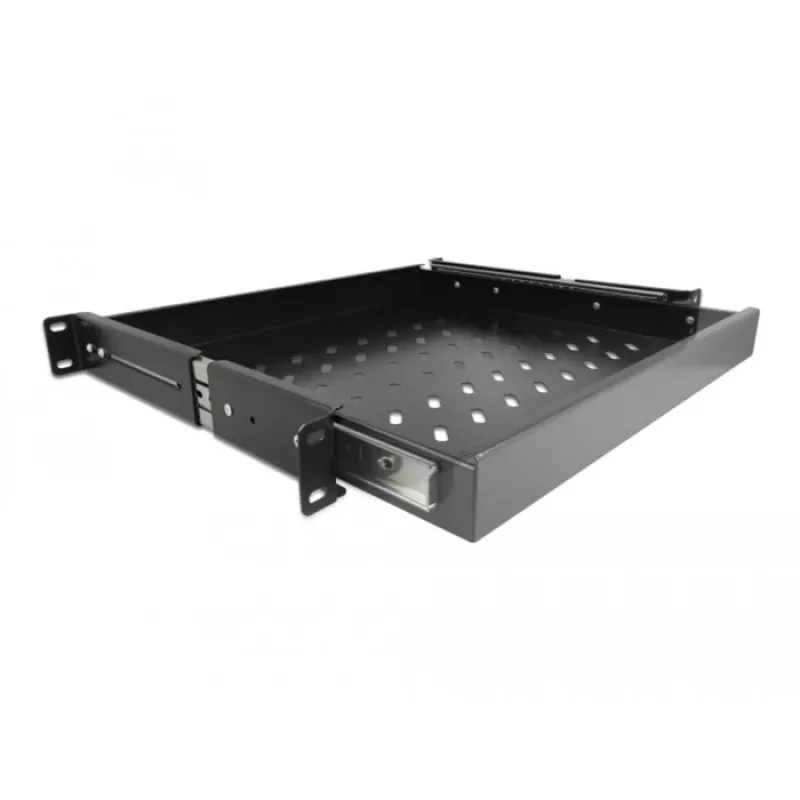Delock - rack drawer - Must - 1U - 48.3 cm (19)