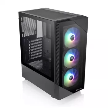 Arvuti korpus Thermaltake View 200 TG ARGB Midi Tower must