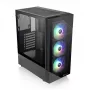 Arvuti korpus Thermaltake View 200 TG ARGB Midi Tower must