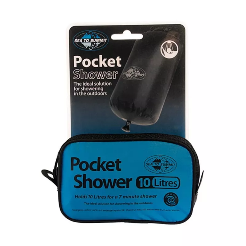 Kaasaskantav taskudušš SEA TO SUMMIT APSHOWER/UNI/UNI — 10 L, 6 m voolik, 70D nailon, 120 g