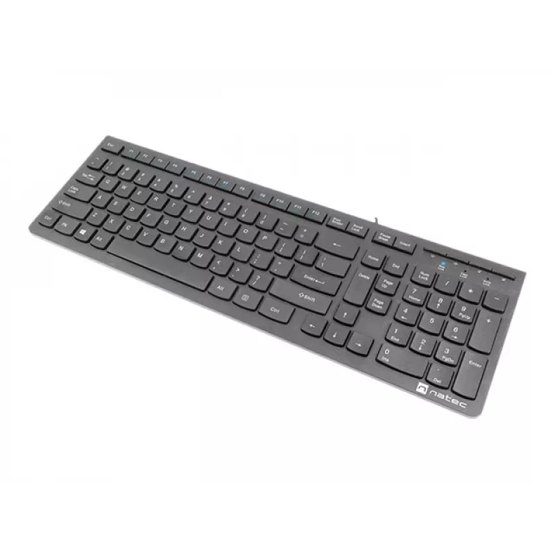 Natec Discus 2 - klaviatuur - QWERTY - USA - must