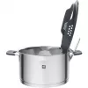 ZWILLING SIMPLIFY 66870-004-0 pottide komplekt roostevabast terasest 4 tk. hõbedane must