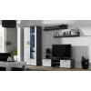 Cama TV-alus SOHO 140 hall/valge läikiv
