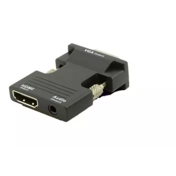 Microconnect HDMIVGAAUDIOB kaabli soovahetaja VGA (D-Sub) HDMI + Audio Must