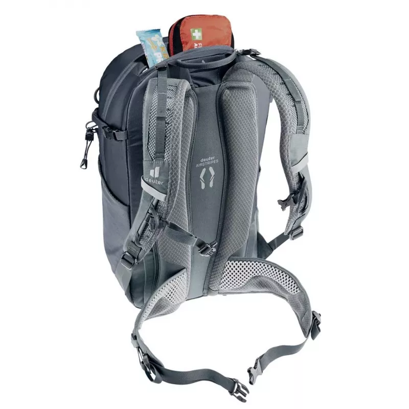Seljakott DEUTER Trail 25 — 25L matkapäevakott, must-kiltkivi