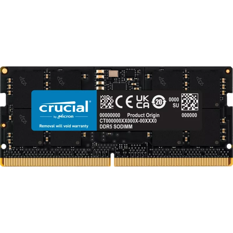 Crucial - DDR5 - moodul - 16 GB - SO DIMM 262-PIN - 5600 MHz / PC5-44800 CL46 1.1 V mitte-ECC