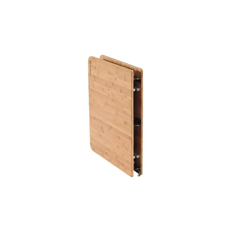 Outwell Custer L Brown matkalaud — bambusest pealispind, alumiiniumraam, 700×1200 mm, 11,5 kg