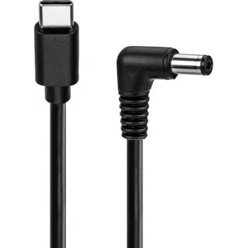 Goobay USB-C-DC-kaabel 5 V/3 A 1,5 m – USB 3.1 C-tüüpi pistik > DC-pistik 5,50 x 2 (78973)