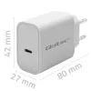 QOLTEC Super Quick PD Charger 20W USB-C (5V/12V) – Kaasaskantav kiirlaadija