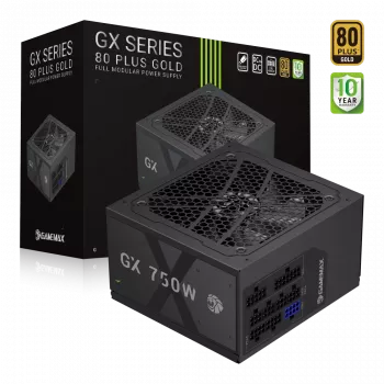 Gamemax toiteplokk, 80 PLUS, Gold | GX 750GF | 750 W