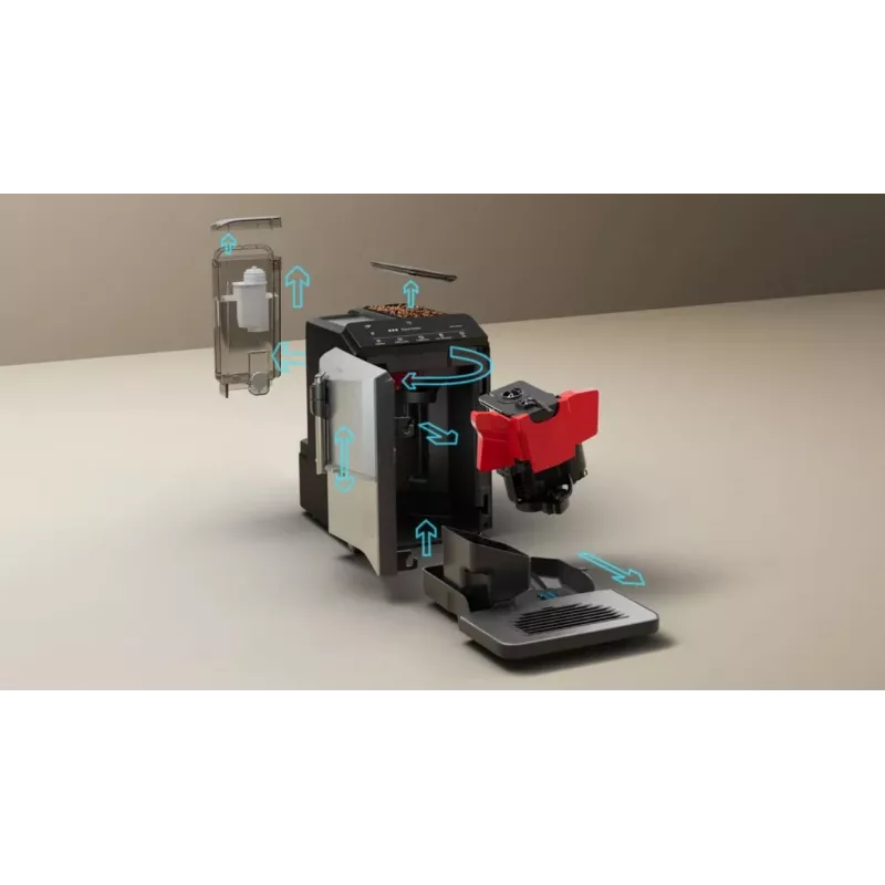 Siemens TF303E01 EQ300 espressomasin (hõbedane; 1300W)