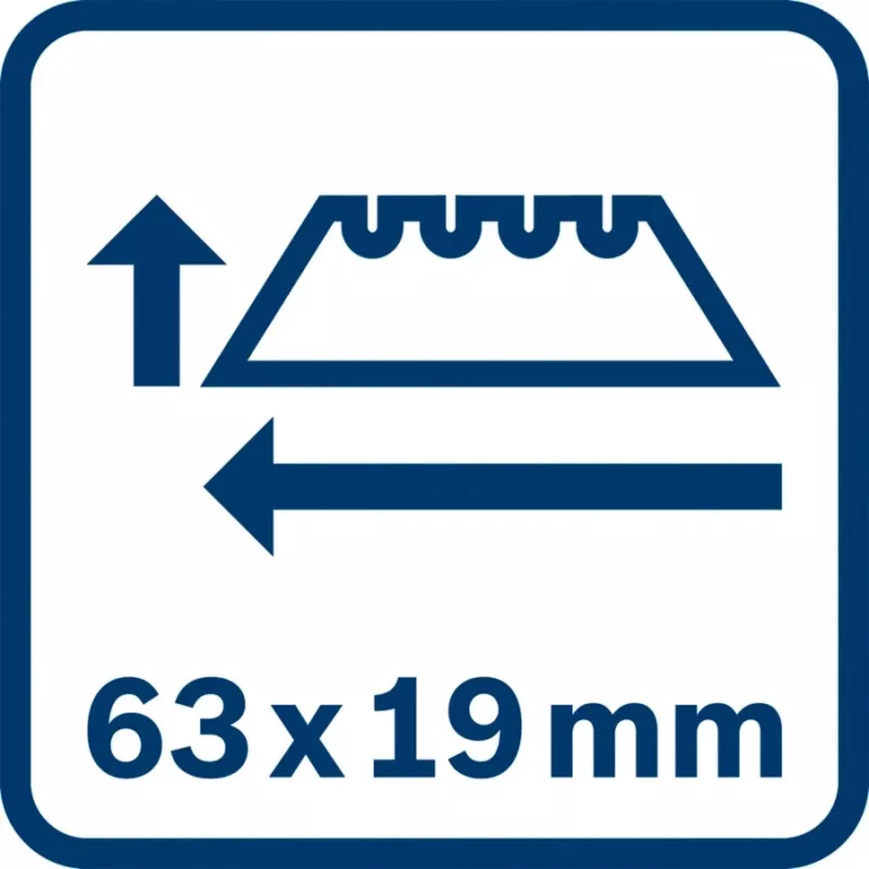 Utiliidinoa tera Bosch Professional 63 mm 1600A01V3H