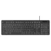 Savio KB-04 klaviatuur Kodu/Kontor USB QWERTY UK International Must