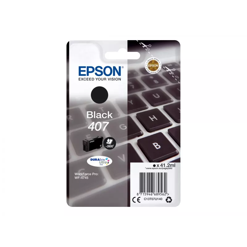 Epson WF-4745 tindikassett 1 tk Originaal Suure (XL) saagikusega must