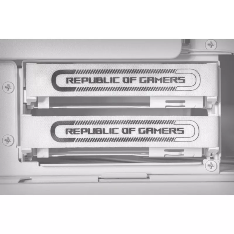 ASUS ROG GR701 Hyperion White, PC, Valge, ATX, EATX, micro ATX, Mini-ITX, Alumiinium, Multi, Esipaneel