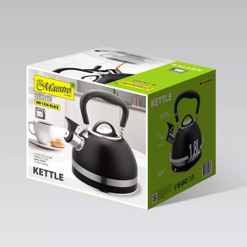 Maestro MR-1336 (MR-1336-BLACK) veekeetja 1,8 L must