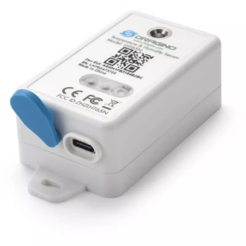 DRAGINO LoRaWAN temperatuuri- ja niiskusandur LHT65S-EU868-E3 — LoRaWAN EU868 keskkonnaandur