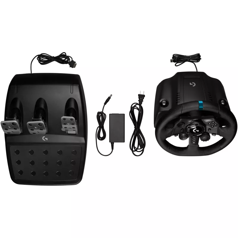 Logitech G G923 SE Must USB 2.0 Rool + pedaalid + Juhtkang PC, PlayStation 4, PlayStation 5 (991-000531)