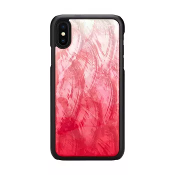 iKinsi nutitelefoni ümbris iPhone XS / XS S-le — roosa järv ja must, kaitsev ümbris