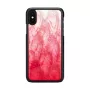 iKinsi nutitelefoni ümbris iPhone XS / XS S-le — roosa järv ja must, kaitsev ümbris