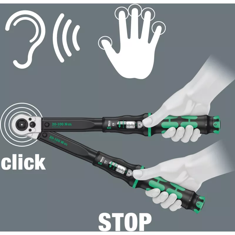 Click-Torque C 2 R/L 05075625001 Momendivõti 1/2 12,5 mm 20 - 100 (05075625001)