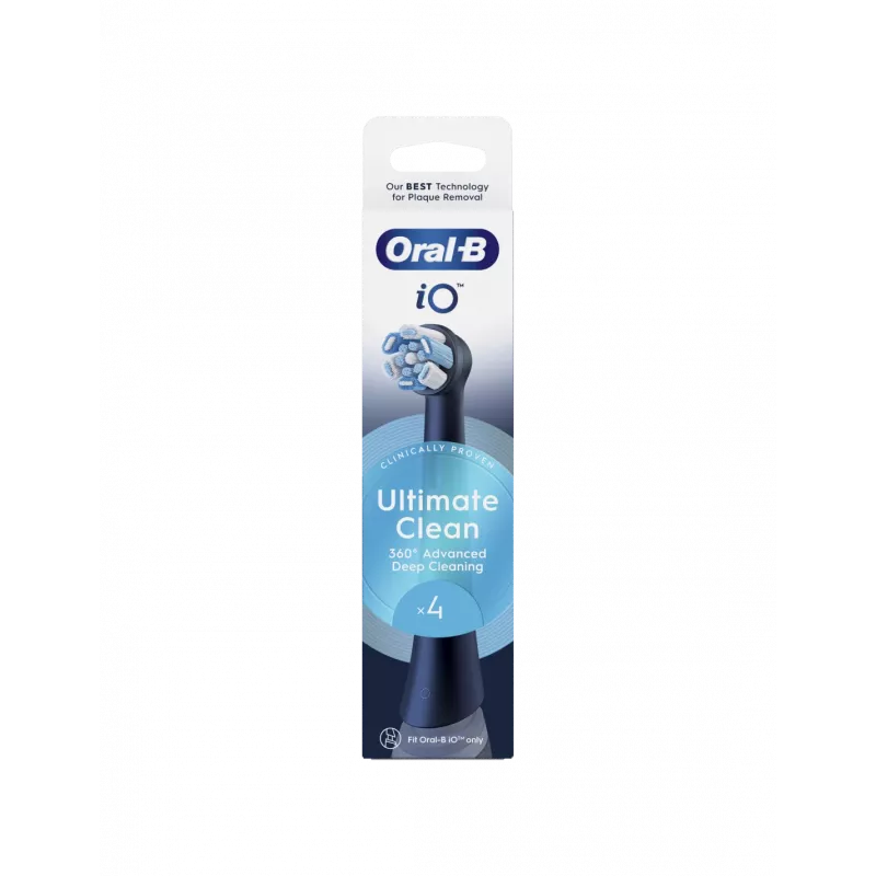 Oral-B iO varupead UltimateClean must 4 tk