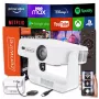 Mini projektor zenwire IMC260 — kaasaskantav Android 14 projektor, Wi‑Fi, 360° tugi, Full HD/4K sisend telefonidele