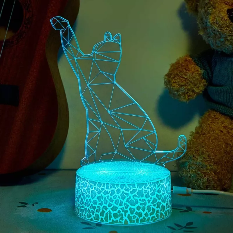 Laua/dekoratiivne LED-lamp MANTA SNL119RGB RGB 3D loomakujuline lamp sisekujunduseks