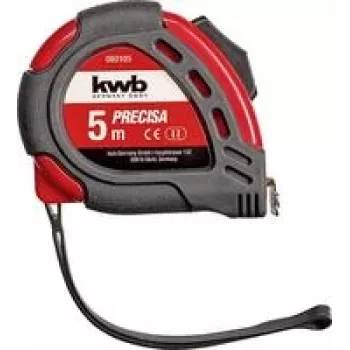 Mõõdulint KWB PRECISA BANDMASS 5 m — KWB 060105, 5 m pikkus, sissetõmmatav