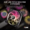 Corsair iCUE LINK RX140 MAX RGB 14 cm ventilaator must 300-1600 p/min