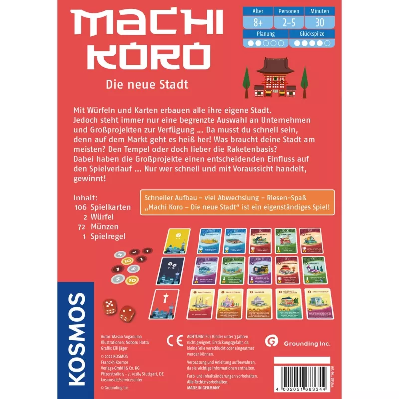 Machi Koro - Die neue Stadt, kaardimäng