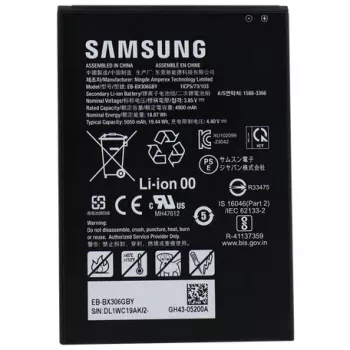 Samsung varuaku Tab Active5 jaoks - Nimimaht: 4900 mAh 18,87 Wh, Tüüpiline maht: 5050 mAh 19,44 Wh (GP-PBX300ASABW)